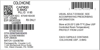 Label (31722 099 01 Colchicine 0.6mg 67046 1634 30)
